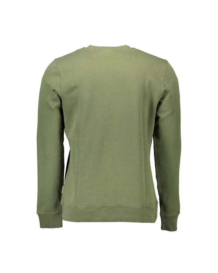 Napapijri Men's Green Cotton Sweater - 3XL