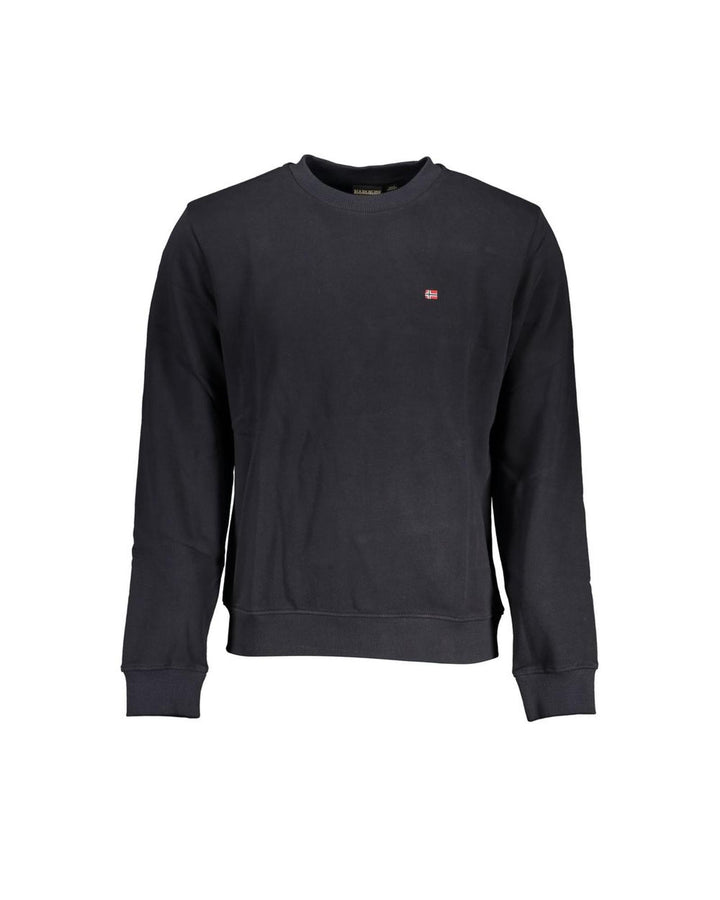 Napapijri Men's Black Cotton Sweater - L