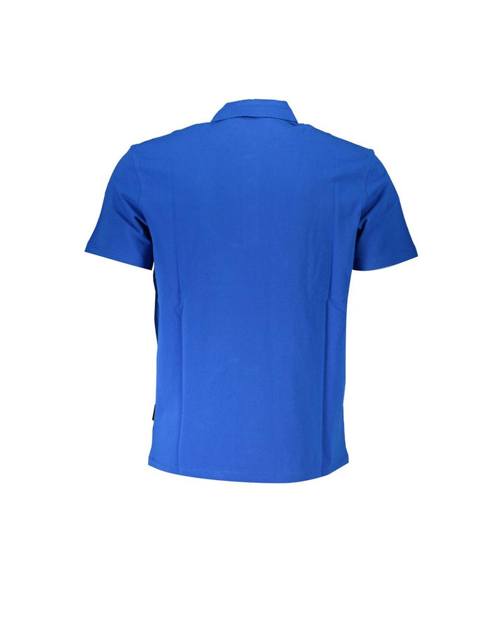 Napapijri Men's Blue Cotton Polo Shirt - L