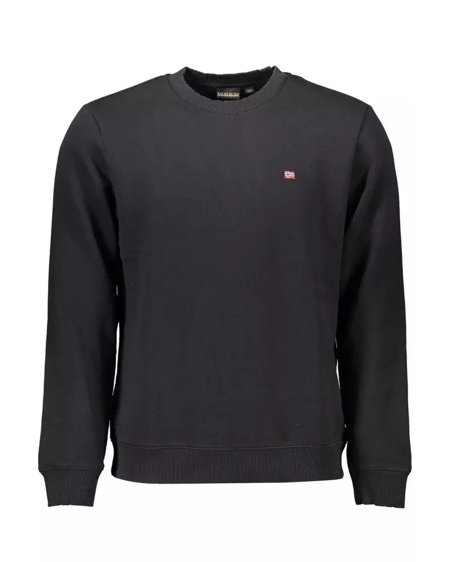 Napapijri Men's Black Cotton Sweater - M