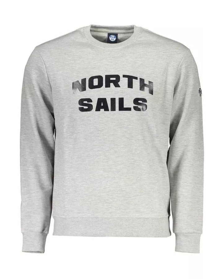 North Sails Men's Gray Cotton Sweater - M