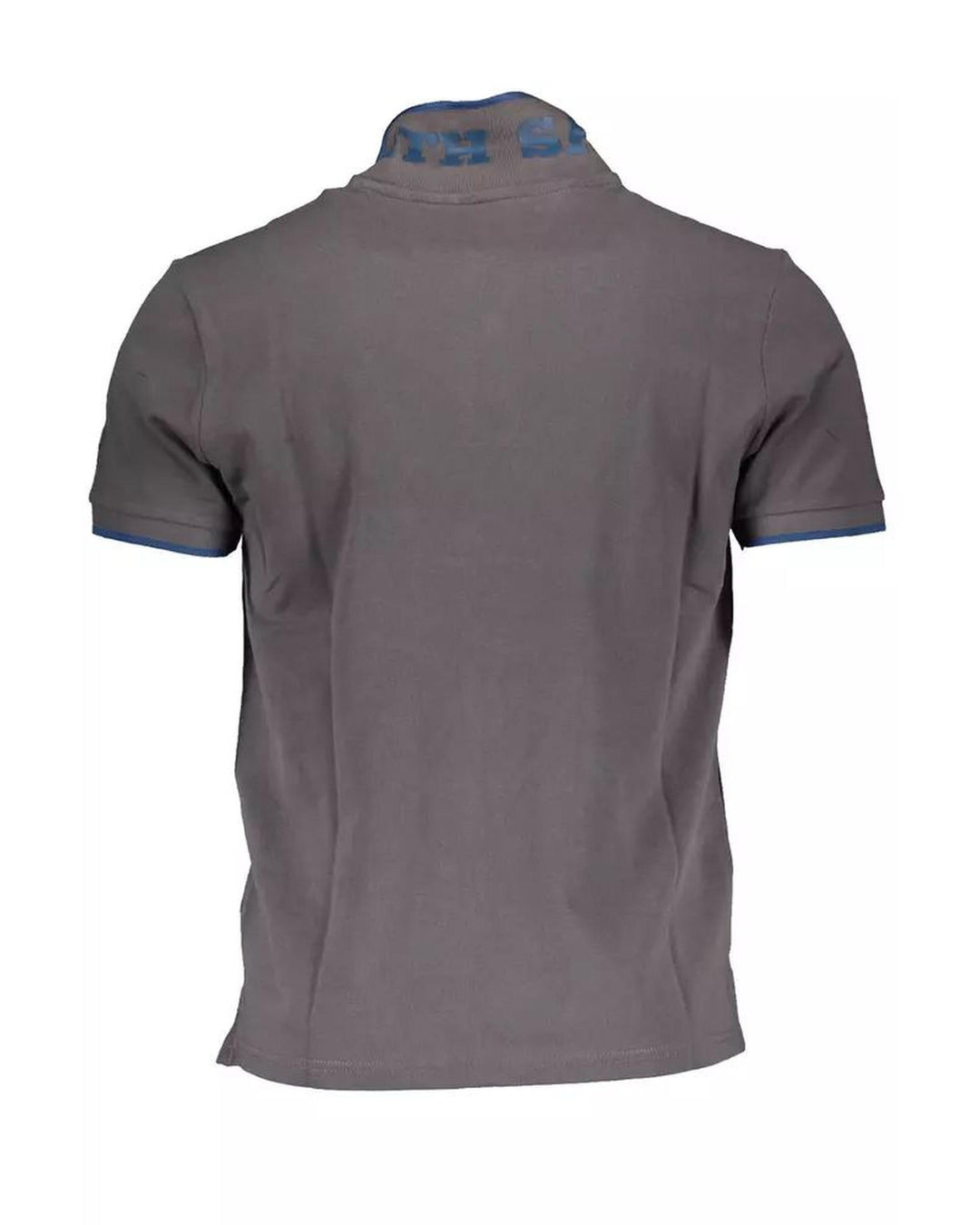 North Sails Men's Gray Cotton Polo Shirt - L