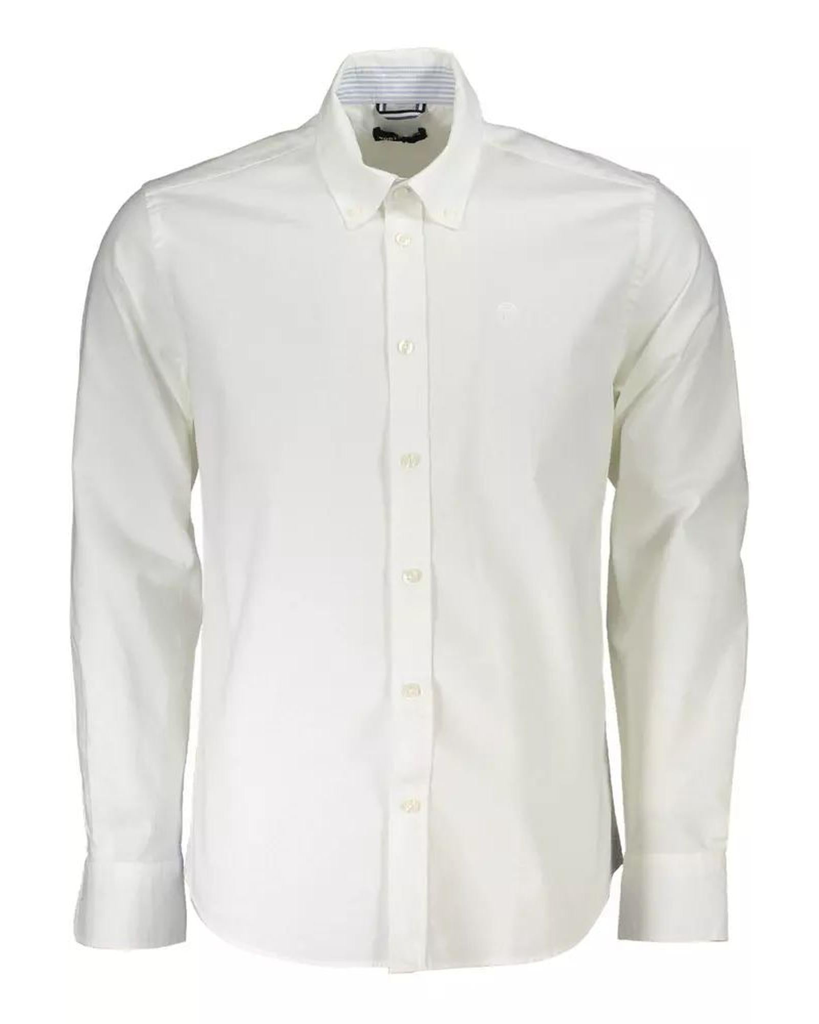 North Sails Men's White Cotton Shirt - L