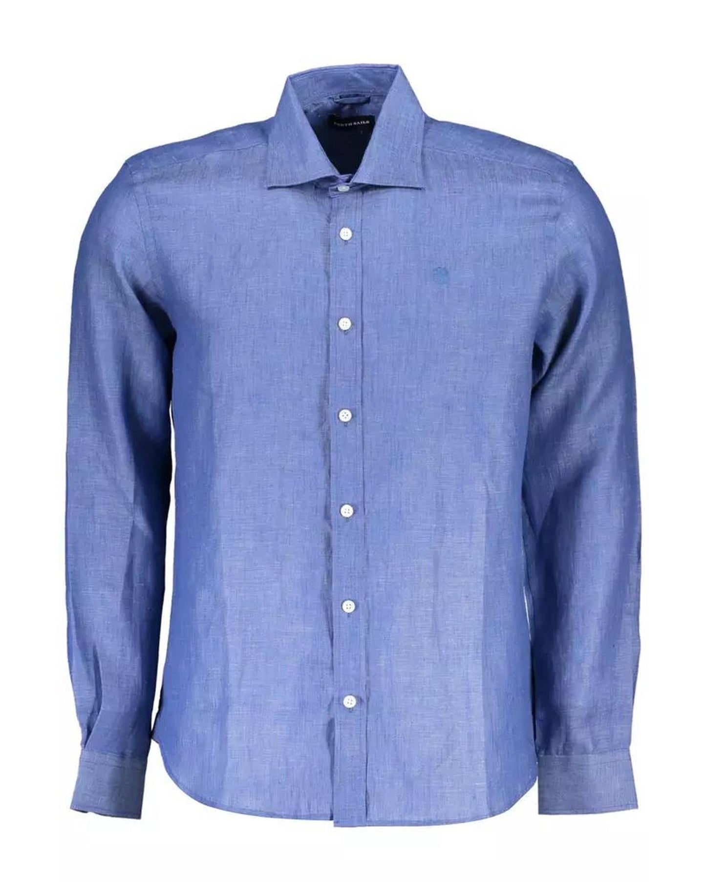 North Sails Men's Blue Linen Shirt - M