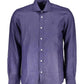 North Sails Men's Blue Linen Shirt - L