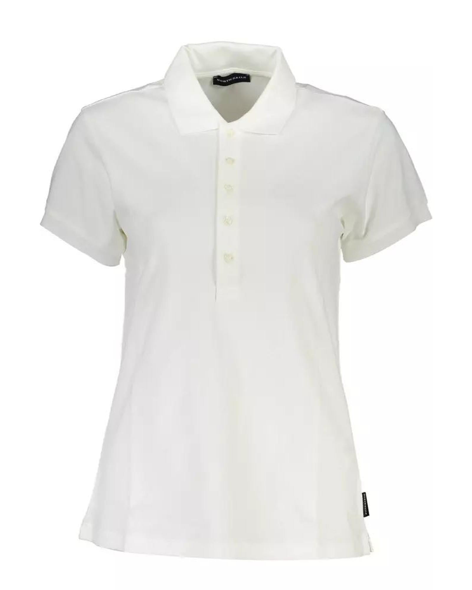 North Sails Men's White Cotton Polo Shirt - M