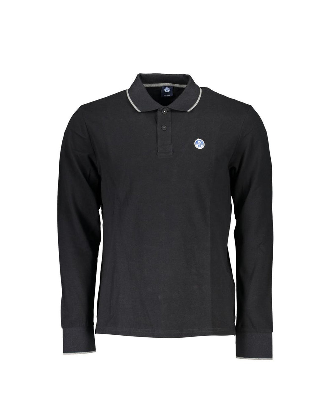 North Sails Men's Black Cotton Polo Shirt - S