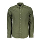 North Sails Men's Green Cotton Shirt - L