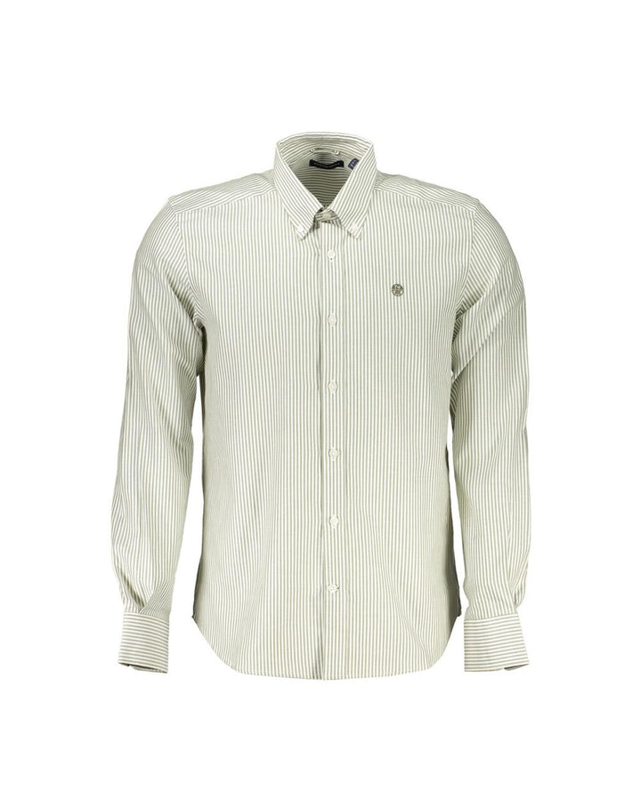 North Sails Men's White Cotton Shirt - L