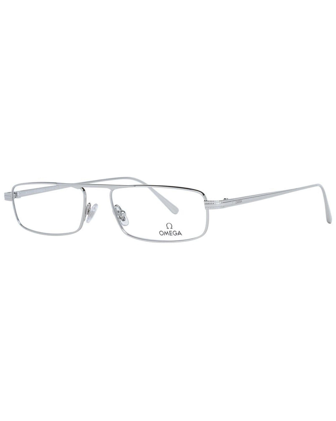 Omega Men's Silver  Optical Frames - One Size