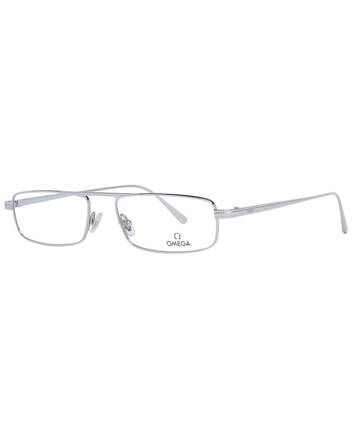 Omega Men's Silver  Optical Frames - One Size