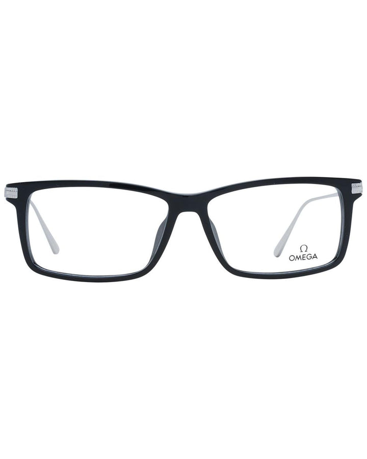 Omega Men's Black  Optical Frames - One Size