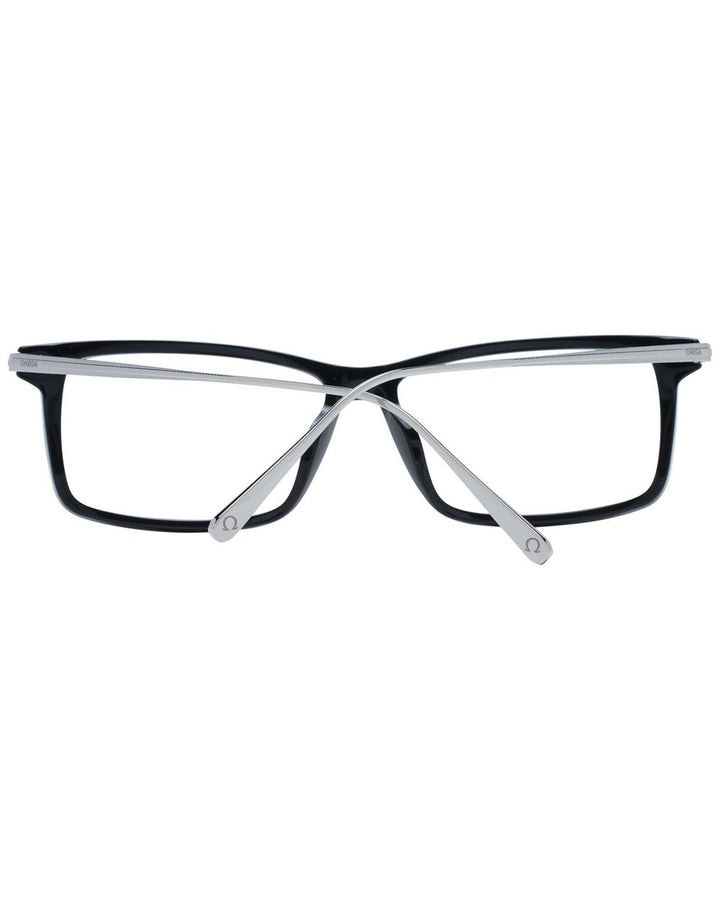 Omega Men's Black  Optical Frames - One Size