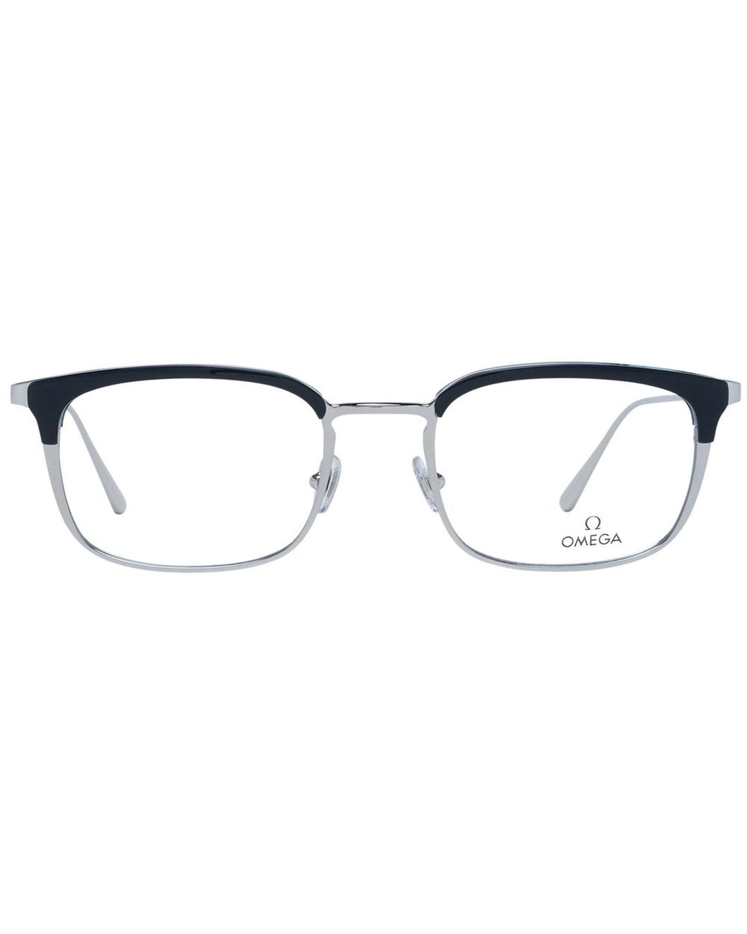 Omega Men's Silver  Optical Frames - One Size