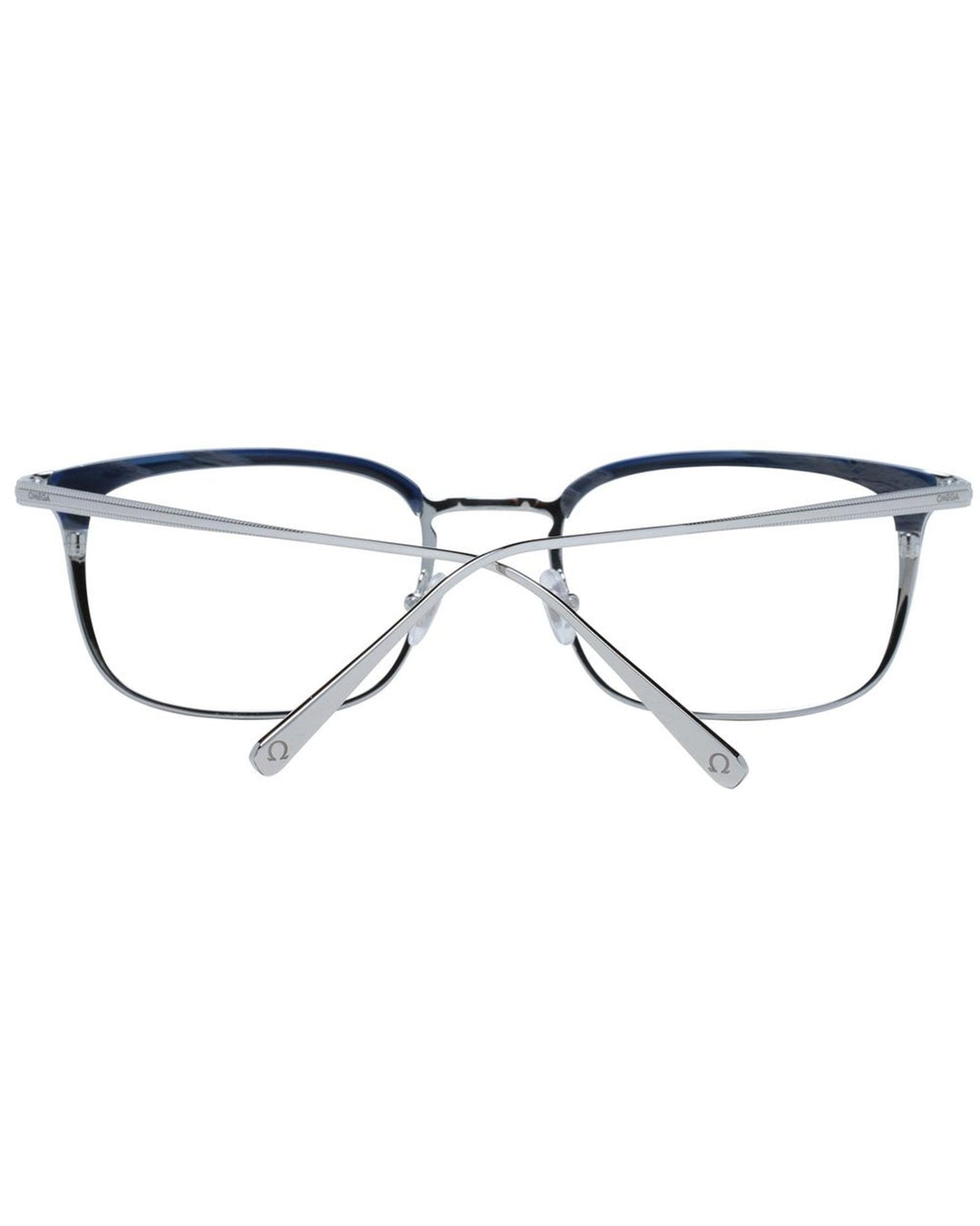 Omega Men's Silver  Optical Frames - One Size