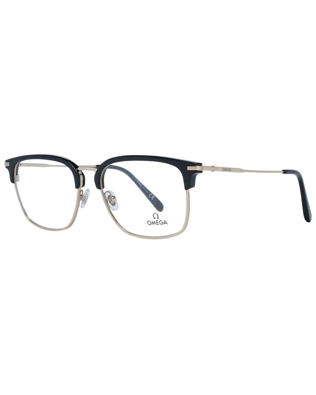 Omega Men's Black  Optical Frames - One Size