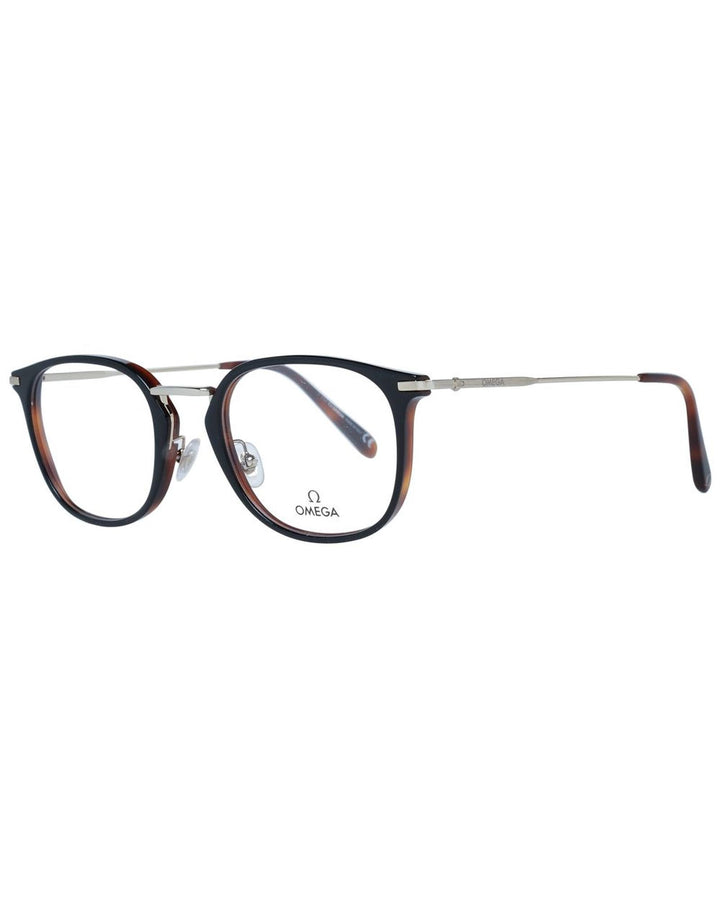 Omega Men's Black  Optical Frames - One Size