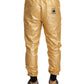 Dolce & Gabbana Men's Gold Pig Of The Year Cotton Trousers Pants - 48 IT