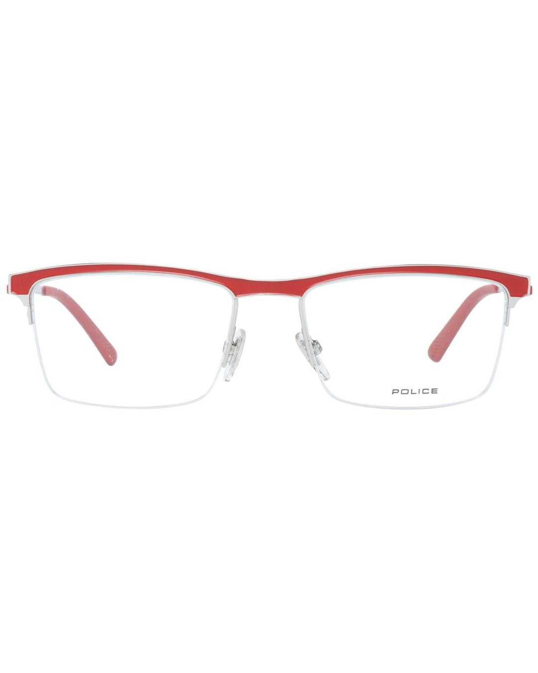 Police Men's Red  Optical Frames - One Size