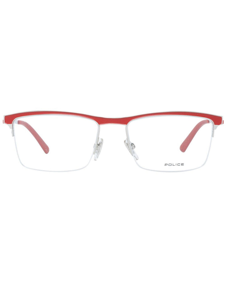 Police Men's Red  Optical Frames - One Size