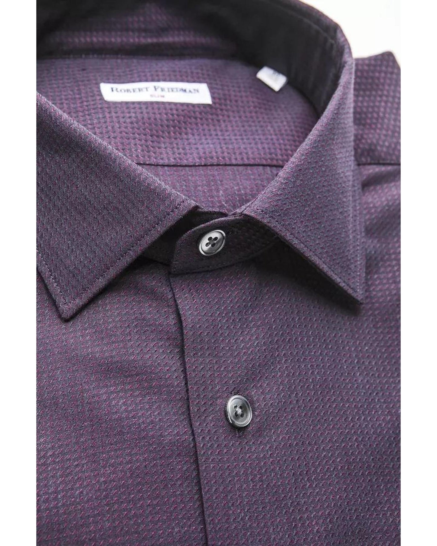 Robert Friedman Men's Burgundy Cotton Shirt - XL