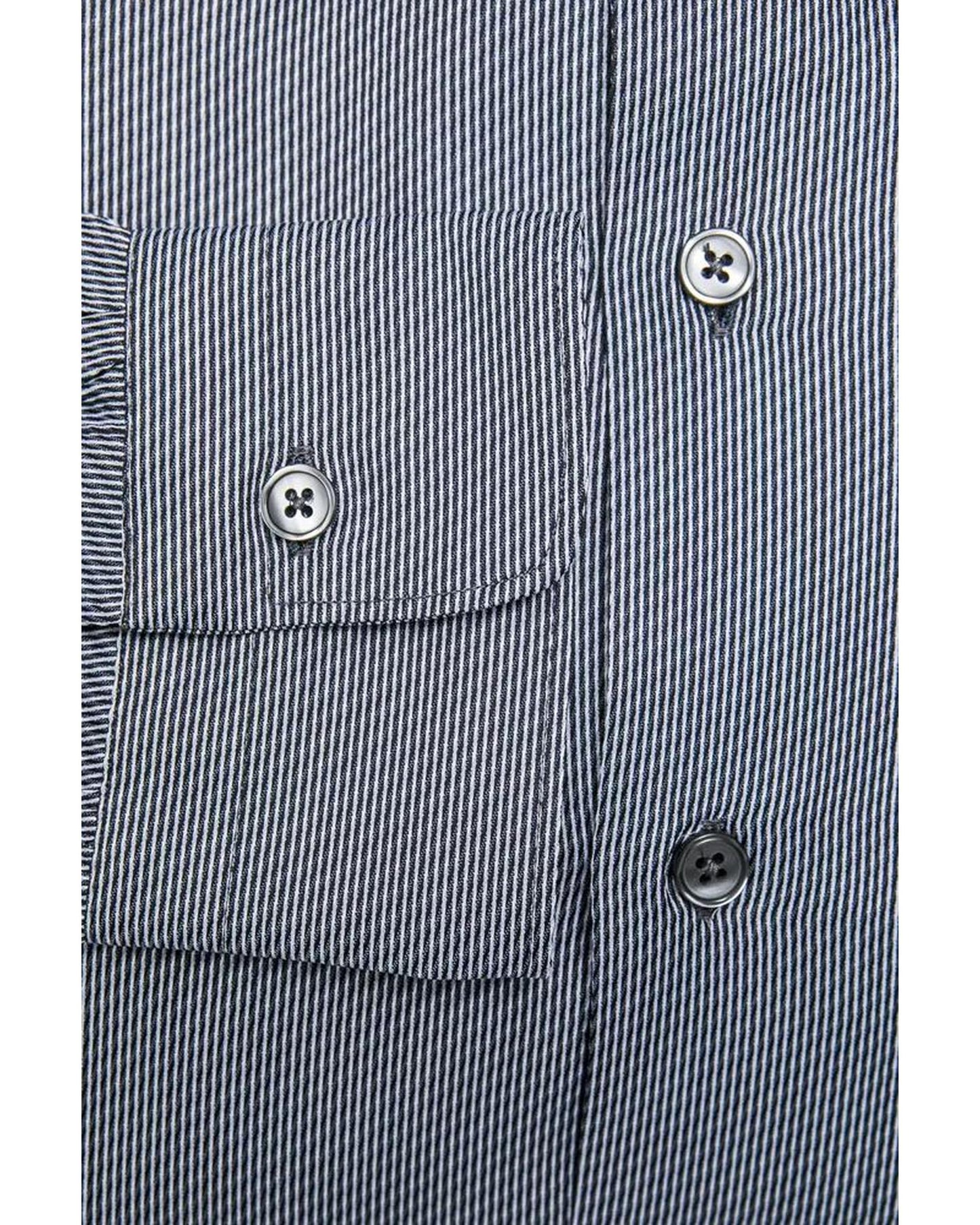 Robert Friedman Men's Blue Cotton Shirt - L