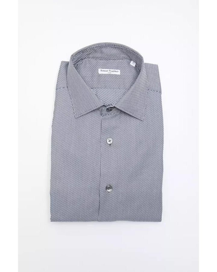 Robert Friedman Men's Blue Cotton Shirt - XL