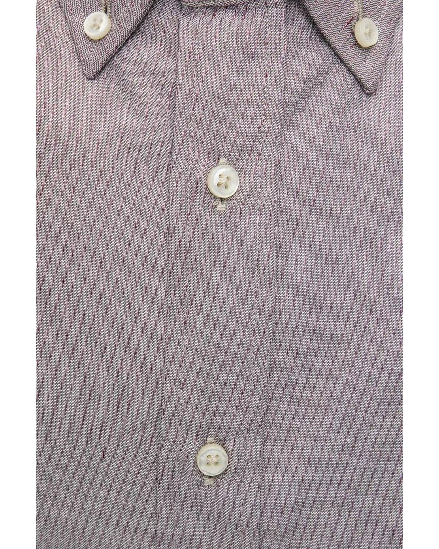 Robert Friedman Men's Beige Cotton Shirt - L