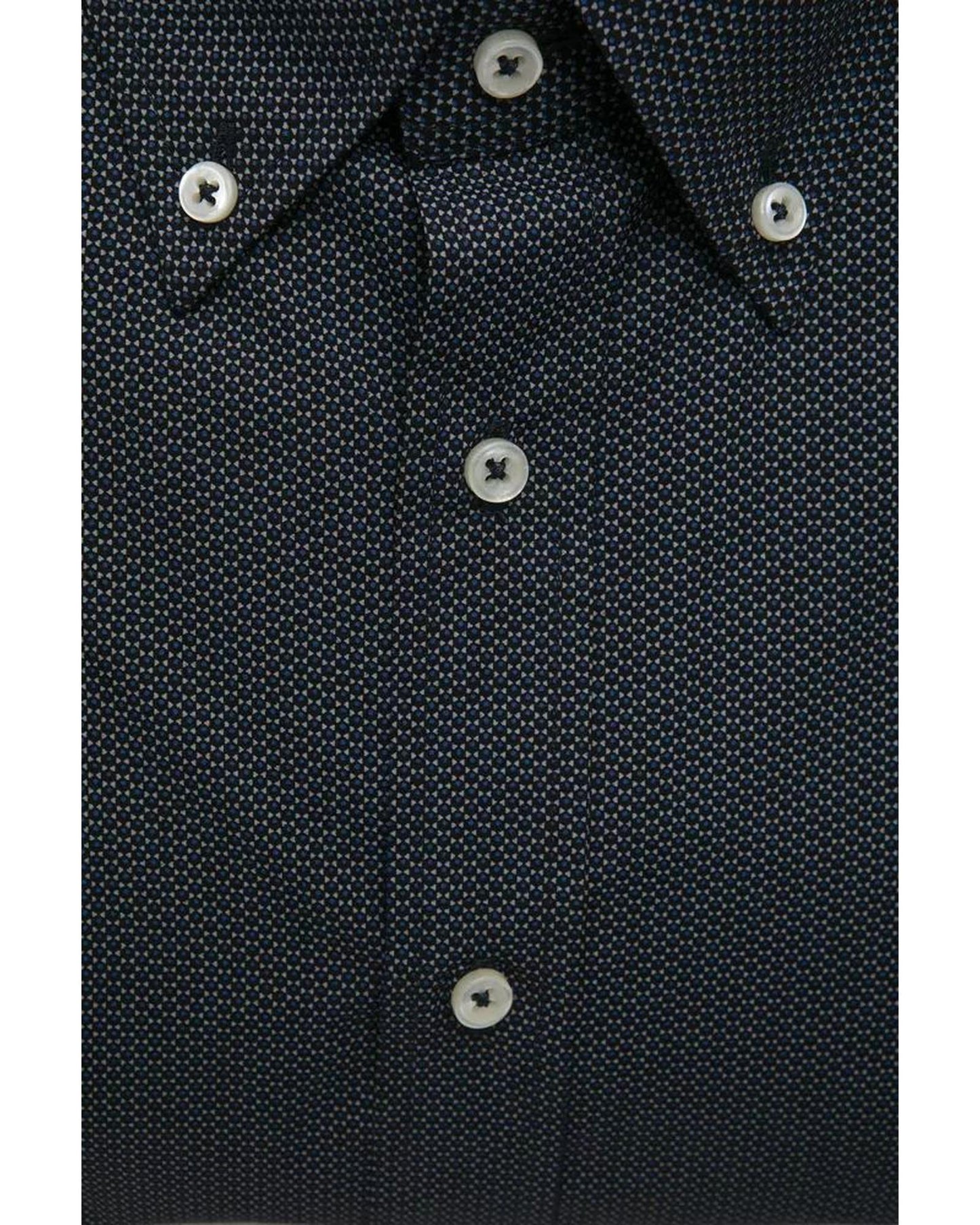 Robert Friedman Men's Black Cotton Shirt - XL