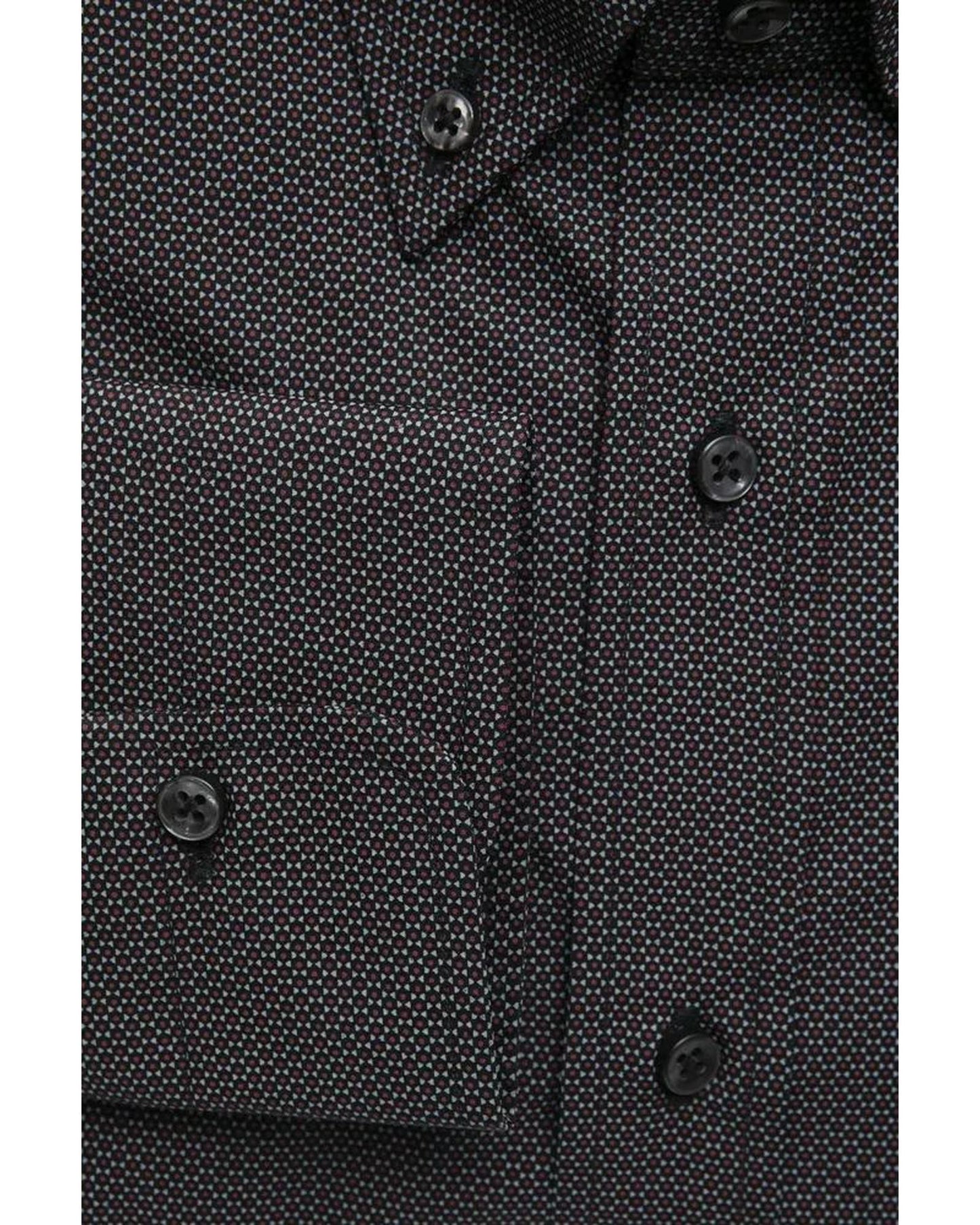 Robert Friedman Men's Black Cotton Shirt - XL