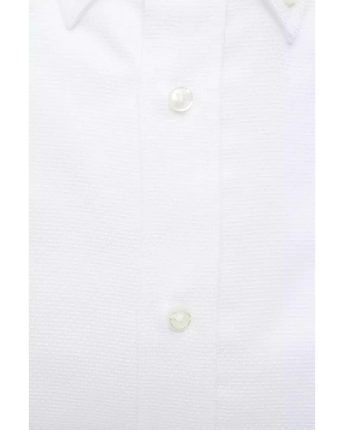 Robert Friedman Men's White Cotton Shirt - M