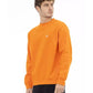 Sergio Tacchini Men's Orange Cotton Sweater - 3XL