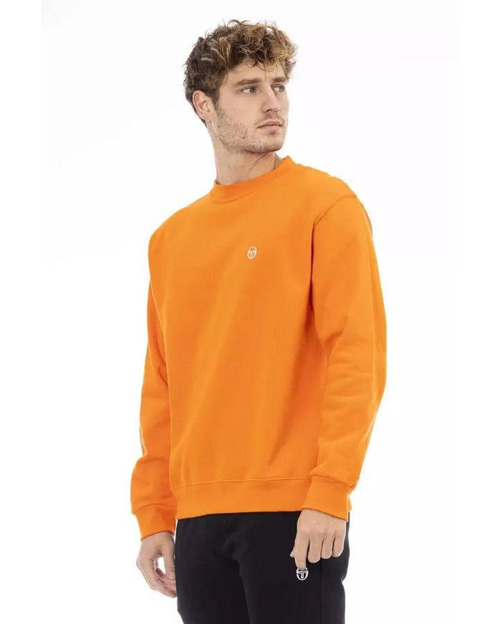 Sergio Tacchini Men's Orange Cotton Sweater - 3XL