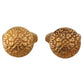 Dolce & Gabbana Men's Gold Plated Brass Round Pin  Cufflinks - One Size