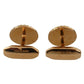 Dolce & Gabbana Men's Gold Plated Brass Round Pin  Cufflinks - One Size