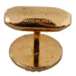 Dolce & Gabbana Men's Gold Plated Brass Round Pin  Cufflinks - One Size