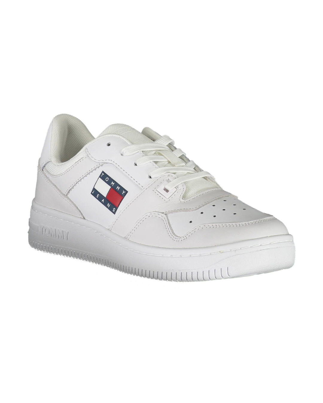 Tommy Hilfiger Women's White Polyester Sneaker - 36 EU