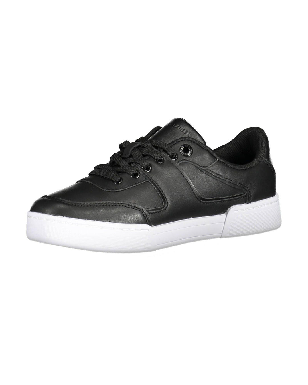 Tommy Hilfiger Women's Black Polyester Sneaker - 41 EU