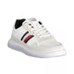 Tommy Hilfiger Men's White Polyester Sneaker - 43 EU