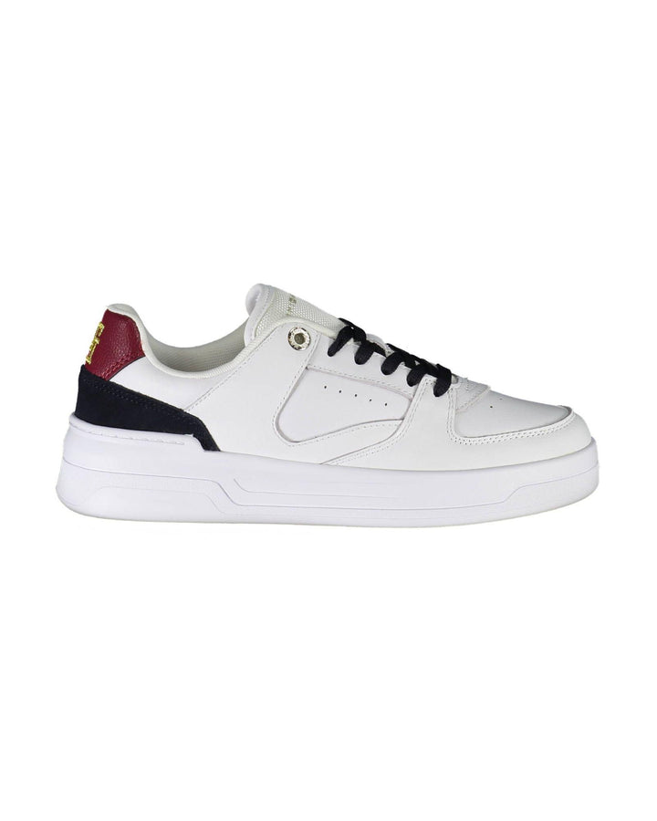 Tommy Hilfiger Women's White Polyester Sneaker - 37 EU