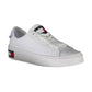 Tommy Hilfiger Women's White Polyester Sneaker - 38 EU