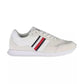 Tommy Hilfiger Men's White Polyester Sneaker - 42 EU