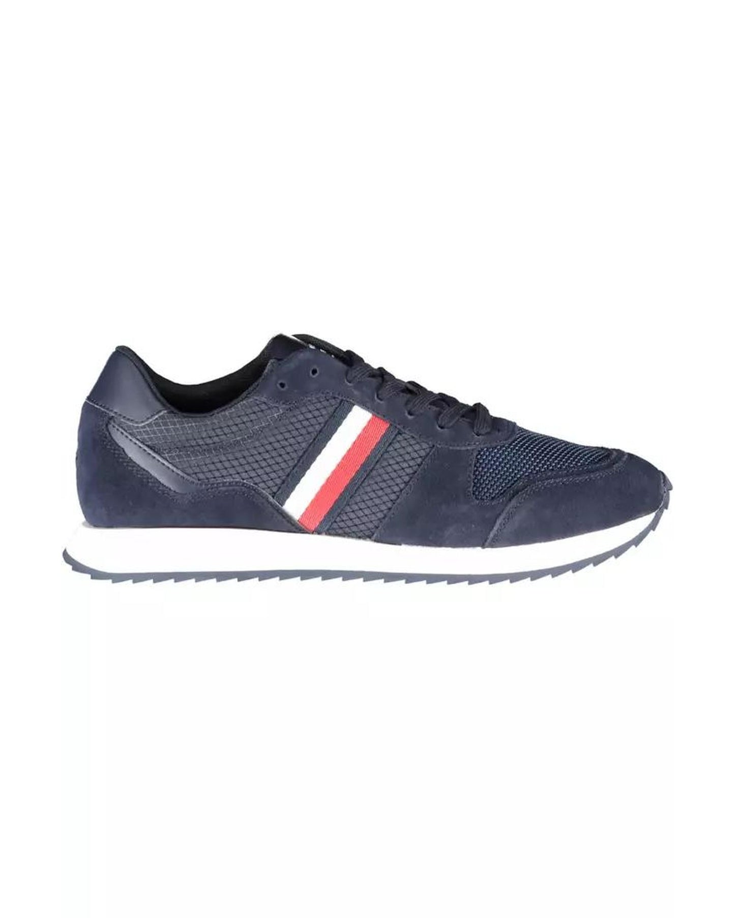 Tommy Hilfiger Men's Blue Polyester Sneaker - 40 EU