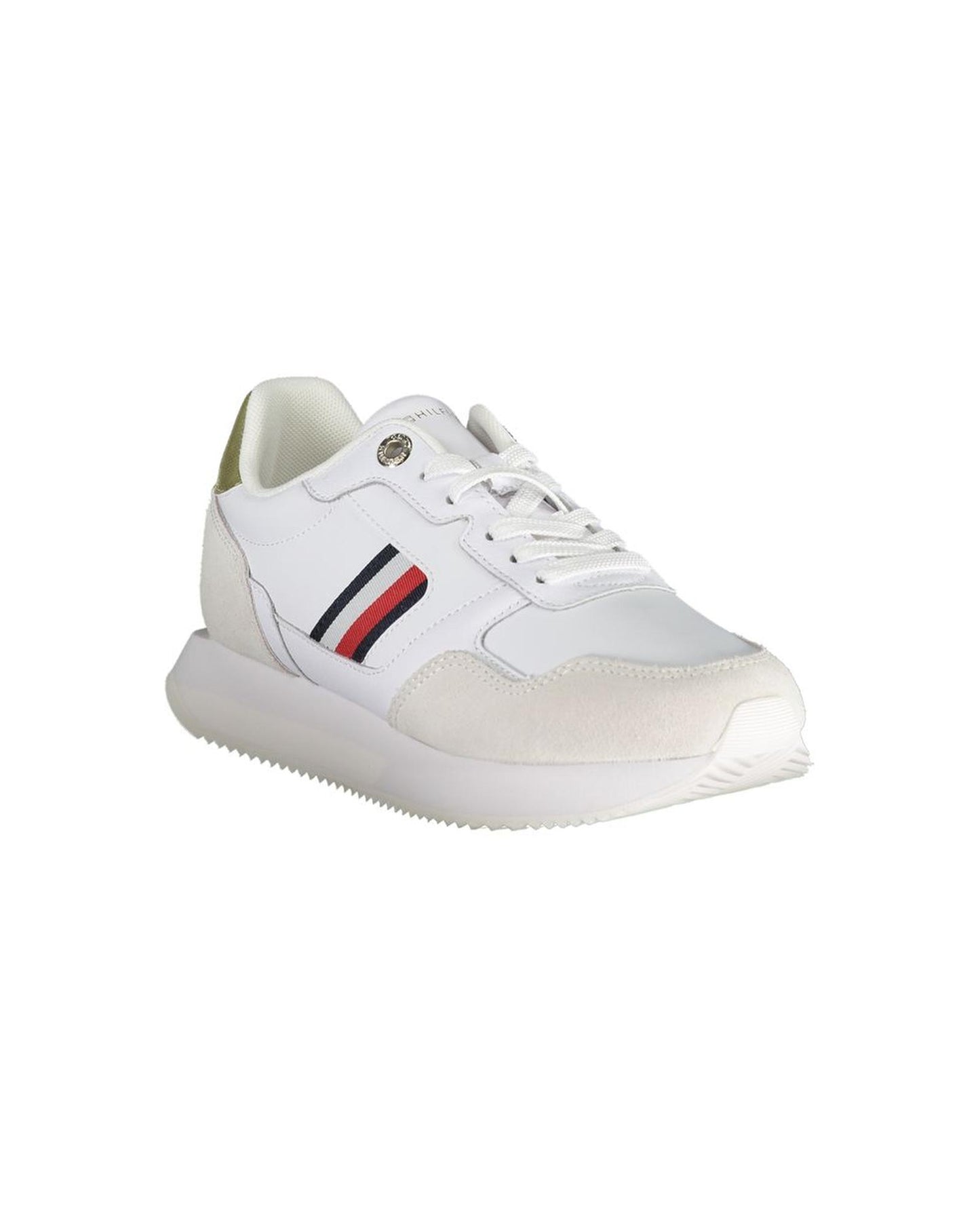 Tommy Hilfiger Women's White Polyester Sneaker - 36 EU