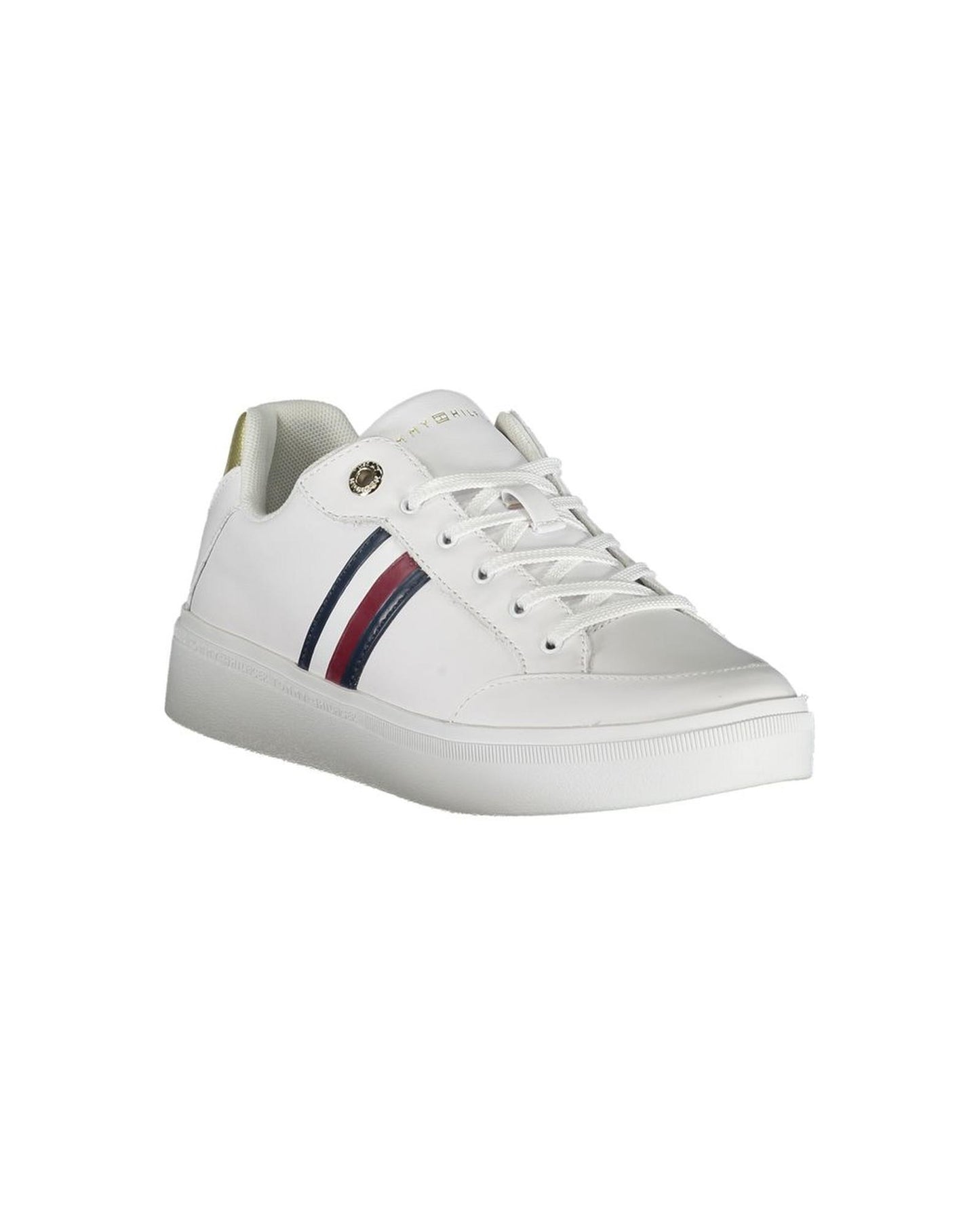 Tommy Hilfiger Women's White Polyester Sneaker - 37 EU