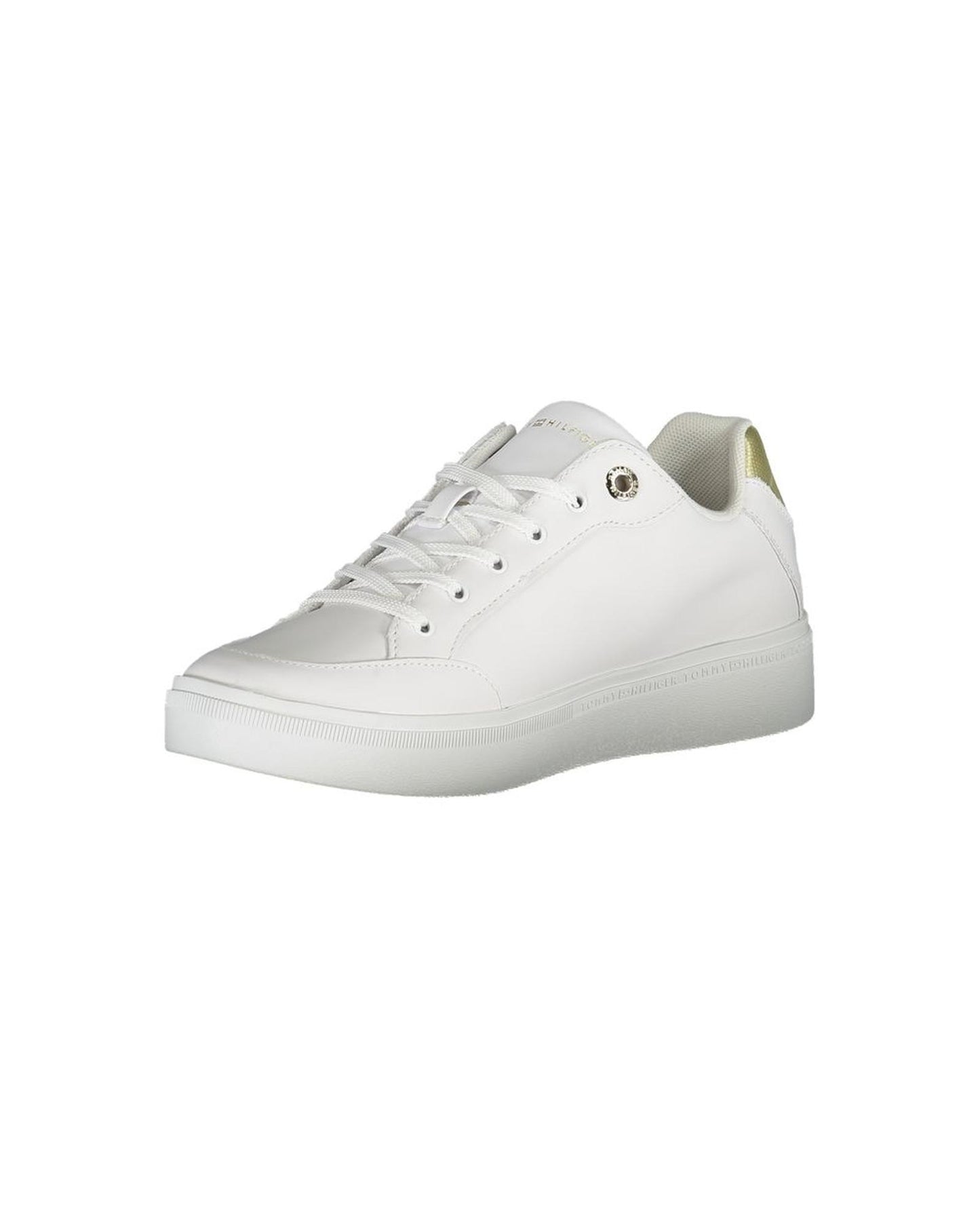 Tommy Hilfiger Women's White Polyester Sneaker - 38 EU