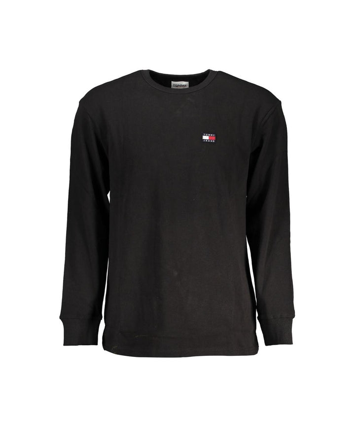 Tommy Hilfiger Men's Black Cotton T-Shirt - L