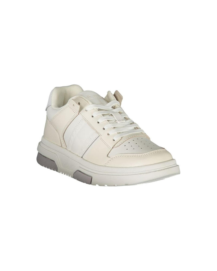 Tommy Hilfiger Women's White Polyester Sneaker - 36 EU