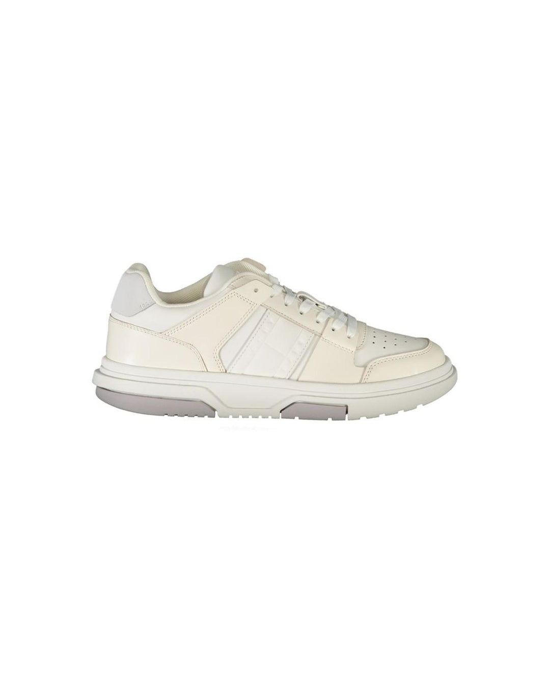 Tommy Hilfiger Women's White Polyester Sneaker - 40 EU