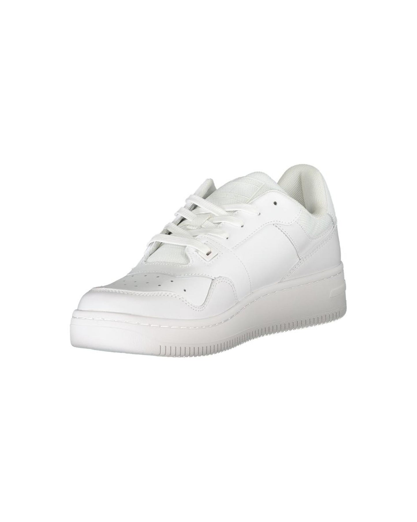 Tommy Hilfiger Men's White Polyester Sneaker - 42 EU